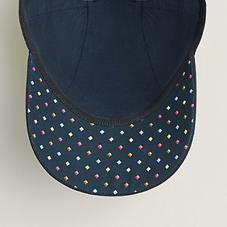 キャスケット 《デイヴィス・ドット》 メドール - ブルー | Hermès